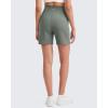 imageG4Free Womens Athletic Running Shorts High Waisted Bermuda Summer Casual Shorts for Golf Yoga with PocketsGrey Sage