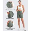 imageG4Free Womens Athletic Running Shorts High Waisted Bermuda Summer Casual Shorts for Golf Yoga with PocketsGrey Sage