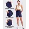 imageG4Free Womens Athletic Running Shorts High Waisted Bermuda Summer Casual Shorts for Golf Yoga with PocketsRoyal Blue