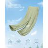 imageG4Free Womens Ribbed Wide Leg Yoga Capri Pants High Waist Summer Lightweight Loose Cropped Pants with PocketsGray Olive