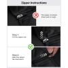 imageG4Free Womens UPF 50 Sun Shirts Lightweight Quick Dry Long Sleeve Workout Tops Lightweight Running PulloverBlack