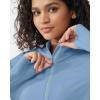 imageG4Free Womens UPF 50 Sun Shirts Lightweight Quick Dry Long Sleeve Workout Tops Lightweight Running PulloverBlue Gray