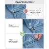 imageG4Free Womens UPF 50 Sun Shirts Lightweight Quick Dry Long Sleeve Workout Tops Lightweight Running PulloverBlue Gray