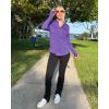 imageG4Free Womens UPF 50 Sun Shirts Lightweight Quick Dry Long Sleeve Workout Tops Lightweight Running PulloverDark Purple