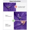 imageG4Free Womens UPF 50 Sun Shirts Lightweight Quick Dry Long Sleeve Workout Tops Lightweight Running PulloverDark Purple