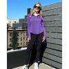 imageG4Free Womens UPF 50 Sun Shirts Lightweight Quick Dry Long Sleeve Workout Tops Lightweight Running PulloverDark Purple