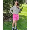 imageG4Free Womens UPF 50 Sun Shirts Lightweight Quick Dry Long Sleeve Workout Tops Lightweight Running PulloverGray
