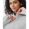 imageG4Free Womens UPF 50 Sun Shirts Lightweight Quick Dry Long Sleeve Workout Tops Lightweight Running PulloverGray