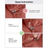 imageG4Free Womens UPF 50 Sun Shirts Lightweight Quick Dry Long Sleeve Workout Tops Lightweight Running PulloverJam Brown