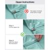 imageG4Free Womens UPF 50 Sun Shirts Lightweight Quick Dry Long Sleeve Workout Tops Lightweight Running PulloverLight Blue