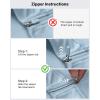 imageG4Free Womens UPF 50 Sun Shirts Lightweight Quick Dry Long Sleeve Workout Tops Lightweight Running PulloverLight Denim