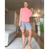 imageG4Free Womens UPF 50 Sun Shirts Lightweight Quick Dry Long Sleeve Workout Tops Lightweight Running PulloverPink