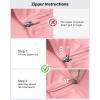 imageG4Free Womens UPF 50 Sun Shirts Lightweight Quick Dry Long Sleeve Workout Tops Lightweight Running PulloverPink
