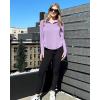 imageG4Free Womens UPF 50 Sun Shirts Lightweight Quick Dry Long Sleeve Workout Tops Lightweight Running PulloverPurple