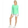 imageG4Free Womens UPF 50 UV Shirts Long Sleeve Workout Sun Shirt Outdoor Gym Hiking Tops Quick Dry LightweightMint Green