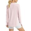 imageG4Free Womens UPF 50 UV Shirts Long Sleeve Workout Sun Shirt Outdoor Gym Hiking Tops Quick Dry LightweightSmoky Blush