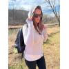 imageWomens UPF 50 Sun Protection Hoodie Shirts Lightweight Quick Dry Long Sleeve Zip Jacket with Pocket Hiking OutdoorGray
