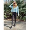 imageWomens UPF 50 Sun Protection Hoodie Shirts Lightweight Quick Dry Long Sleeve Zip Jacket with Pocket Hiking OutdoorSurf Spray