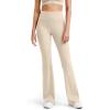 imageG4Free BareFeel Yoga Pants Women High Waisted Flared Leggings with Pockets Soft Casual Flare Pants 29quot31quot33quotLight Khaki