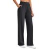 imageG4Free ShiftReady Women Trousers Yoga Pants with Pockets Wide Leg Stretchy Dress Pant Work Slack PetiteRegularTallBlack