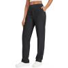 imageG4Free ShiftReady Yoga Pants Women High Waist Dress Work Pants with Pockets Wide Leg Business Casual Trousers 28quot30quot32quotBlack