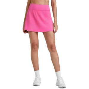 imageG4Free Barefeel 15quot Tennis Skirts for Women High Waisted A Line Casual Athletic Golf Skorts Inner Shorts with 2 PocketsRose Pink