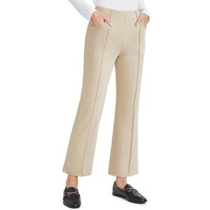 imageG4Free Dress Work Pants Women Yoga Business Casual Pants with Pockets Strechy Flare Wide Leg Ankle Pants 25quot27quot29quotKhaki