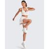 imageG4Free 2 in 1 Flowy Athletic Running Shorts for Women Mid Rise Quick Dry Workout Summer Shorts for Tennis with LinerWhite