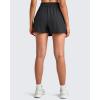 imageG4Free 2 in 1 Wrap Style Women Tennis Skorts Wide Leg Elastic Waist Hiking Shorts Workout with Cargo PocketBlack