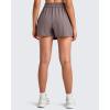 imageG4Free 2 in 1 Wrap Style Women Tennis Skorts Wide Leg Elastic Waist Hiking Shorts Workout with Cargo PocketTaupe