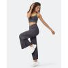 imageG4Free 252729 Wide Leg Pants for Women Ankle Length Loose Yoga Cross High Waist Dance Casual Pants with PocketsDeep Grey