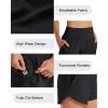 imageG4Free Athletic Shorts for Women Lightweight Running Shorts with Pockets 5quot Quick Dry Workout Shorts for Gym ExerciseBlack