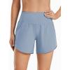 imageG4Free Athletic Shorts for Women Lightweight Running Shorts with Pockets 5quot Quick Dry Workout Shorts for Gym ExerciseBluish Greyliner