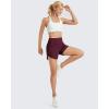 imageG4Free Athletic Shorts for Women Lightweight Running Shorts with Pockets 5quot Quick Dry Workout Shorts for Gym ExerciseBurgundy