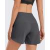 imageG4Free Athletic Shorts for Women Lightweight Running Shorts with Pockets 5quot Quick Dry Workout Shorts for Gym ExerciseDark Grey