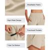 imageG4Free Athletic Shorts for Women Lightweight Running Shorts with Pockets 5quot Quick Dry Workout Shorts for Gym ExerciseKhaki