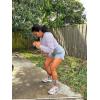 imageG4Free Athletic Shorts for Women Lightweight Running Shorts with Pockets 5quot Quick Dry Workout Shorts for Gym ExerciseLight Grey