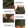 imageG4Free Athletic Shorts for Women Lightweight Running Shorts with Pockets 5quot Quick Dry Workout Shorts for Gym ExerciseOlive Green