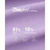 imageG4Free BareFeel Maternity Tennis Skirt with One Pocket Over The Belly Stretchy Pregnancy Workout Skorts Inner Shorts GolfLight Purple