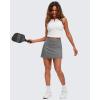 imageG4Free BareFeel Womens Cropped Tank Tops Half Zip Workout Athletic Shirts Sleeveless for Gym Tennis Slim FitWhite