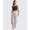 imageG4Free Barefeel Cropped Workout Tops for Women Built in Bra Removable Padded Longline Sports Bras Racerback Yoga TopsBlack
