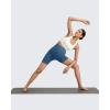 imageG4Free Barefeel Maternity Biker Shorts with Pockets Over The Belly Legging 5quot Pregnancy Yoga Pants Athletic WorkoutBlue Gray