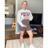 imageG4Free Barefeel Maternity Biker Shorts with Pockets Over The Belly Legging 5quot Pregnancy Yoga Pants Athletic WorkoutTaupe