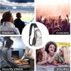 imageG4Free Clear Fanny pack Mesh Sling bag Transparent Bag With Adjustable Strap Purse For Travel Festivals Sports PartyBlack