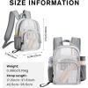 imageG4Free Clear Fanny pack Mesh Sling bag Transparent Bag With Adjustable Strap Purse For Travel Festivals Sports PartyGrey