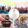 imageG4Free Clear Fanny pack Mesh Sling bag Transparent Bag With Adjustable Strap Purse For Travel Festivals Sports PartyIvory