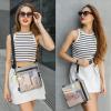 imageG4Free Clear Fanny pack Mesh Sling bag Transparent Bag With Adjustable Strap Purse For Travel Festivals Sports PartyWhite
