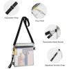 imageG4Free Clear Fanny pack Mesh Sling bag Transparent Bag With Adjustable Strap Purse For Travel Festivals Sports PartyWhite