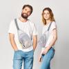imageG4Free Clear Fanny pack Mesh Sling bag Transparent Bag With Adjustable Strap Purse For Travel Festivals Sports PartyWhite