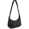 imageG4Free Crossbody Bag for Women Casual Hobo Bag Lightweight Shoulder Handbag Fashionable Nylon Crescent PurseBlack
